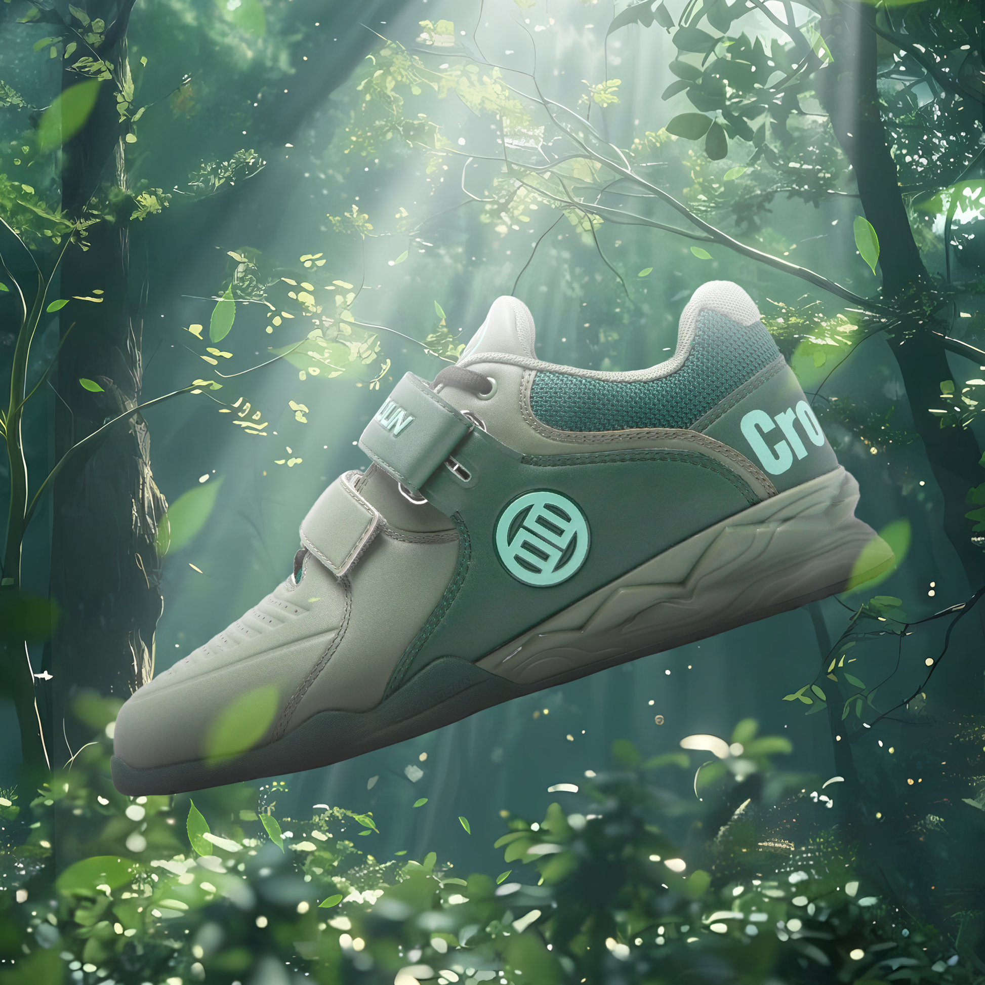 CrossFit® PowerPro Weightlifting Shoes by LU (Ranger Green